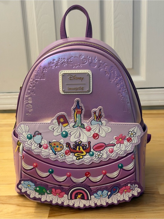 Loungefly Other - Loungefly tangled Purple Whimsical Sweets Mini Backpack NWT